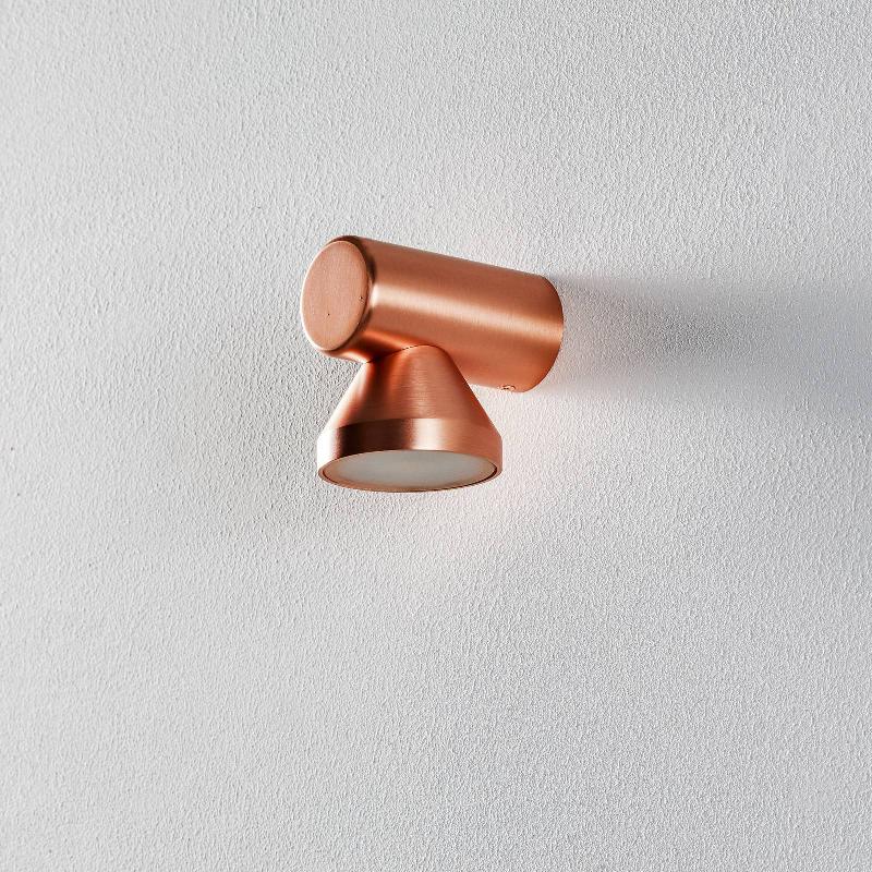 PUJOL ILUMINACIÓN APPLIQUE LED KEY À 1 LAMPE, CUIVRE MAT