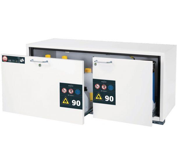 ARMOIRE DE SÉCURITÉ SOUS PAILLASSE UB-S-90 UB90.060.140.050.2S_ASECOS - MANUTAN COLLECTIVITÉS