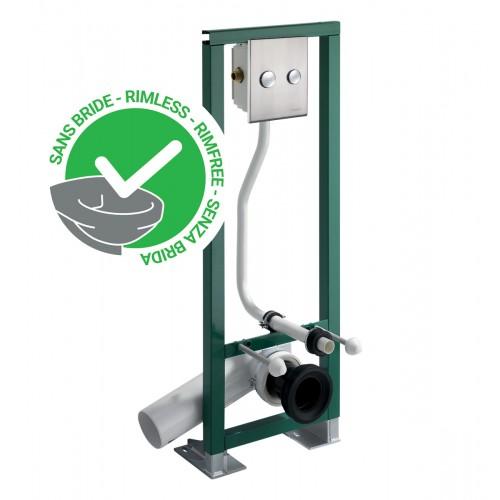 BÂTI-SUPPORT WC AUTOPORTANT POUR CUVETTE SANS BRIDE P1000 XL E DVA ECO PRESTO