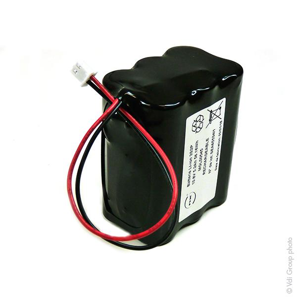 Batterie Li-ion 6x 18650 26J 3S2P ST2 10.8V 5.2Ah JST - pour projecteur de chantier - Marque NX_0