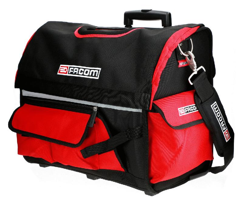 Boîte à outils textile à roulettes - Probag FACOM bs.R20pb - 646400 - Tissu haute résistance 1200D - 33L - Compacte 14''_0