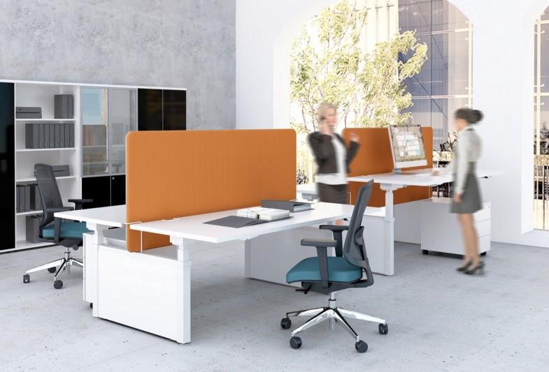 Bureau Bench DRIVE - 120 x 169 cm, Non, Blanc Pastel, Blanc_0