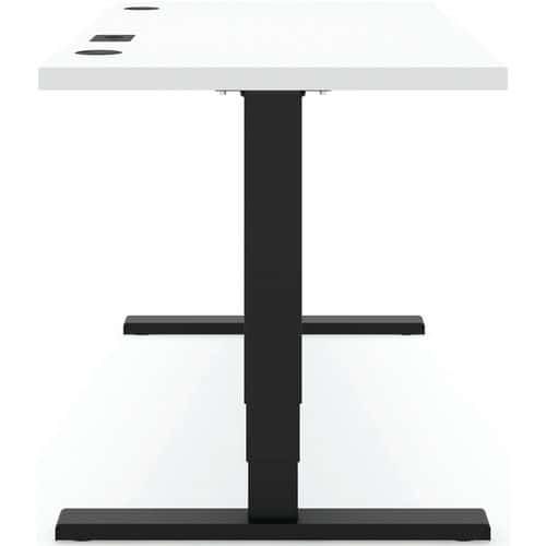 BUREAU PREMIUM RÉGLABLE ELEMENTS SOLID 1600 - NOIR - ACTIFORCE