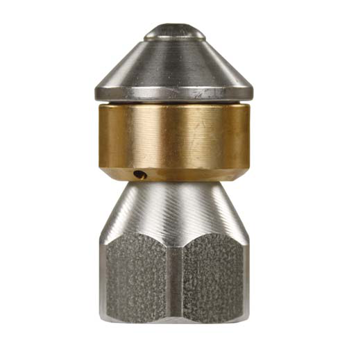 Buse rotative nettoyage canalisation - e 3/8 f- 15 - d 24 mm
