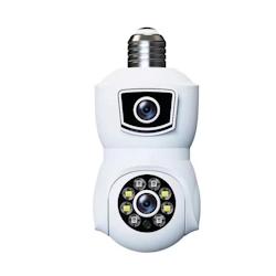 Caméra Intelligente De Surveillance Vidéo Full HD 360° Avec Intercom Vocal Blanc YONIS - blanc 3615616911311_0