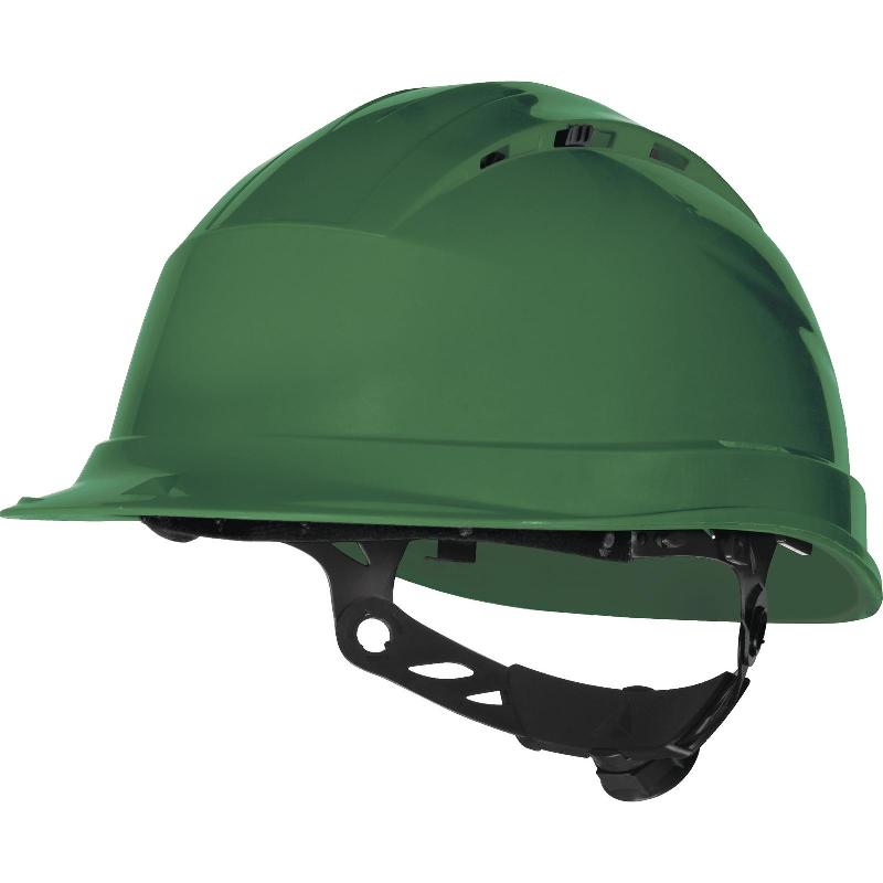 Casque de chantier ventilé Quartzup4 - Polypropylène haute résistance - Aération réglable et ergonomique_0
