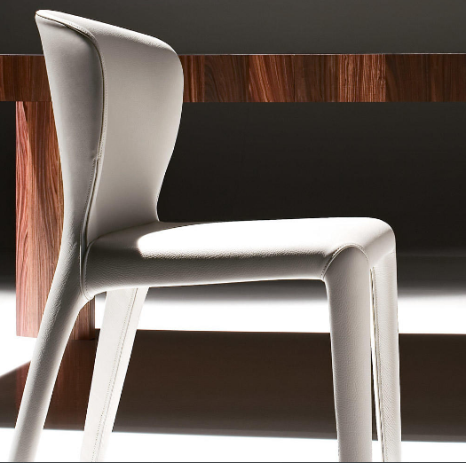 Chaise pour salle à manger - sans accoudoirs HOLA 369 - structure acier, rembourrage polyuréthane, déhoussable_0