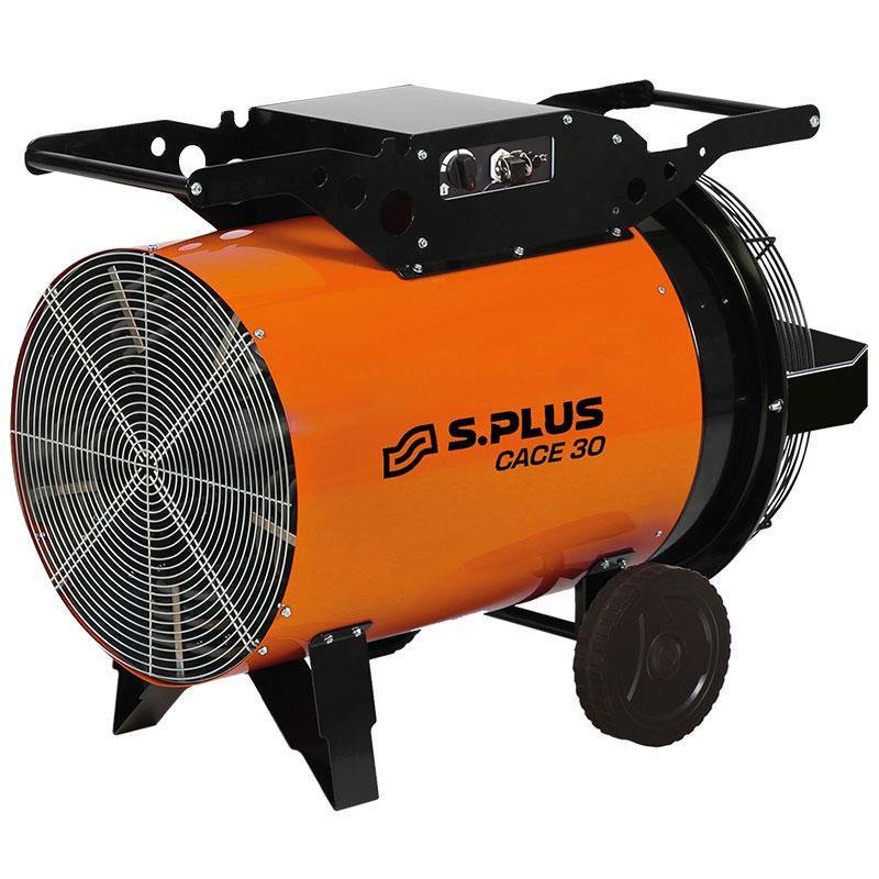 Chauffage canon à air chaud mobile électrique CACE 30 - SPLUS - résistances inox blindé - référence 2101585_0