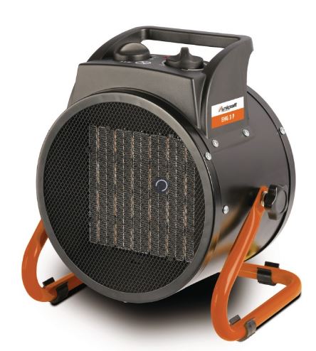 Chauffage électrique soufflant Unicraft EHG 3 P - 3 kW - Référence 6510003 - Éléments chauffants céramique PTC_0