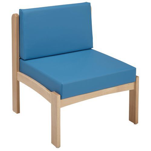 CHAUFFEUSE AUTIZE STRUCTURE NATUREL PVC PÉTRÔLE - MANUTAN EXPERT