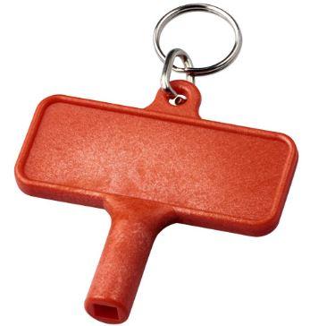 Clé à radiateur en plastique ABS avec porte-clés Largo - carré 5 mm pour radiateurs et compteurs_0