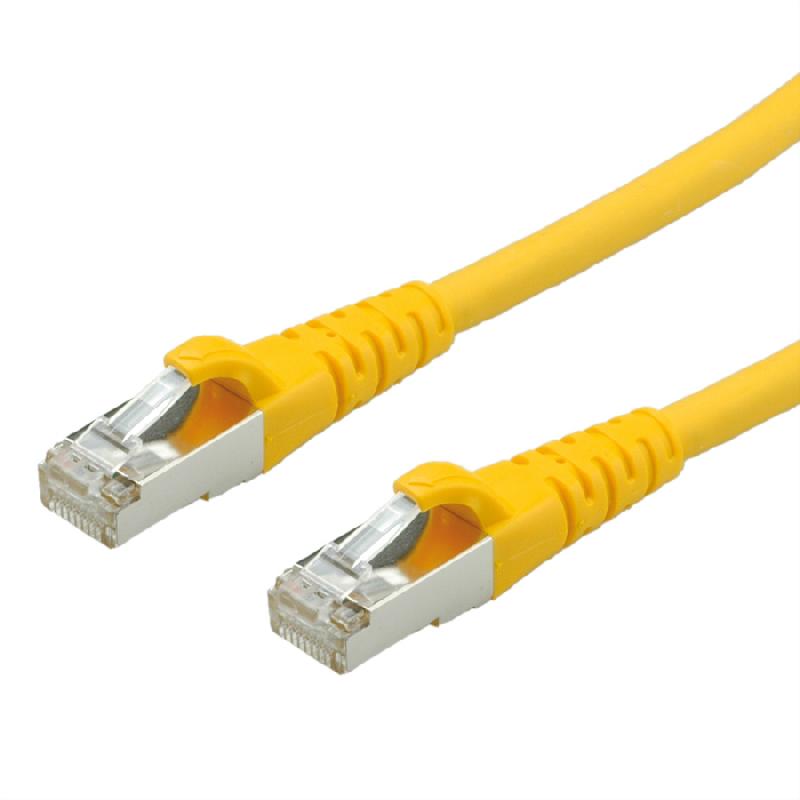 Cordon Cat.6A (Class EA) FTP AWG26, jaune, 15 m_0