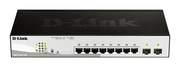 D-Link DGS-1210-10P Géré L2 Gigabit Ethernet (10/100/1000) Connexion Ethernet, supportant l'alimenta_0