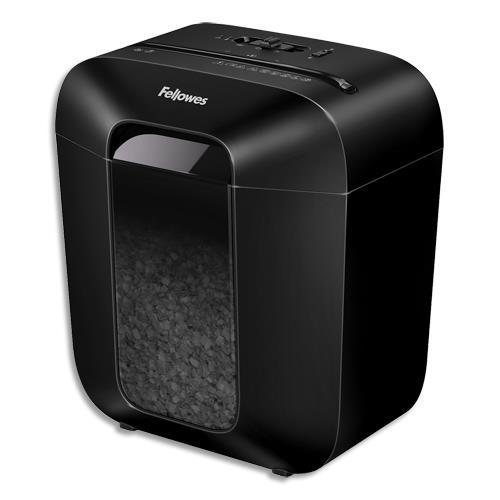 DESTRUCTEUR DE DOCUMENTS FELLOWES LX25M - COUPE MICRO-CUT - P-4 - 4X12MM - 6 FEUILLES - 11,5 LITRES