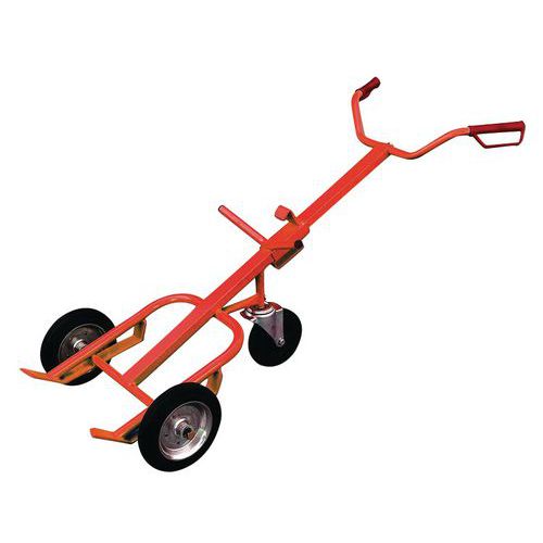 DIABLE POUR FÛT MÉTAL ET PLASTIQUE - FORCE 400 KG - STOCKMAN