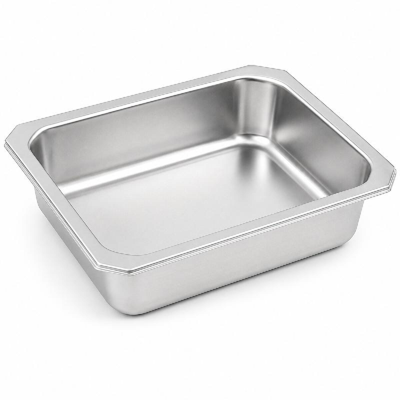 ECOLOMIQUE - 6 Pcs - Barquette inox scellable GN 1/4 265x160mm H50mm - argenté inox 294GNOX1450_0