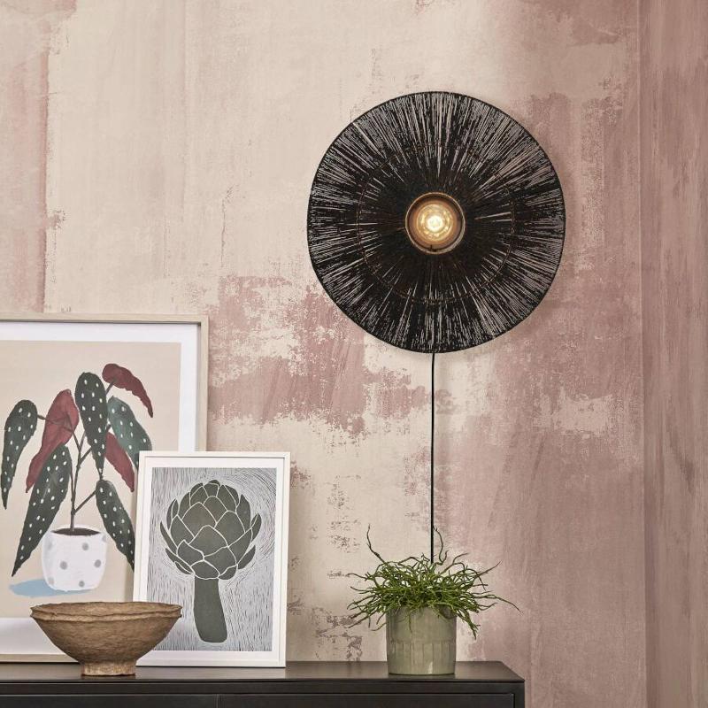 GOOD & MOJO IGUAZU APPLIQUE MURALE Ø55CM NOIR