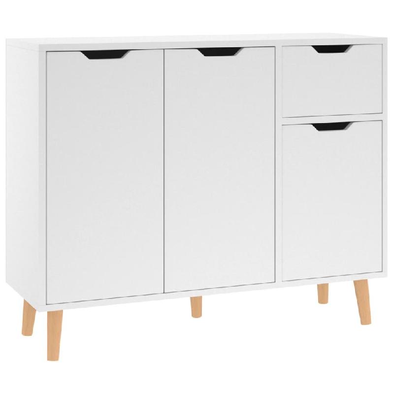 Helloshop26 - Buffet bahut commode armoire meuble de rangement organisateur cuisine salle de séjour salon 90 x 30 x 72 cm bois 02_0030528 - Bois mass_0