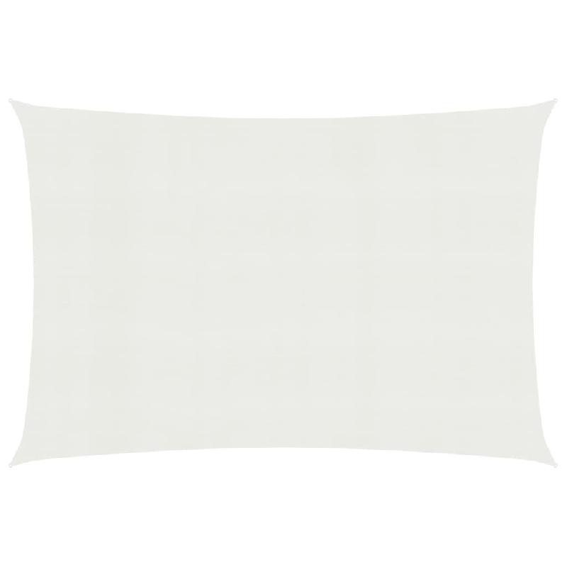 Helloshop26 - Voile toile d'ombrage parasol 160 g/m² PEHD 2 x 4,5 m blanc 02_0009007 - blanc 3000482747766_0