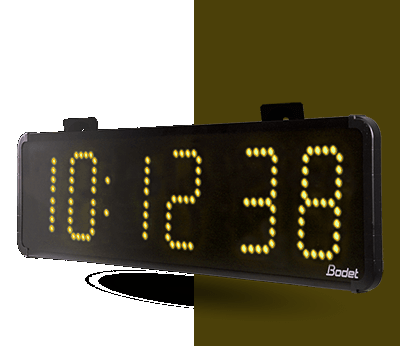 Horloge HMSLED 10, alimentation 230V, Independante ou Radio ALS, LED jaune - BODET_0