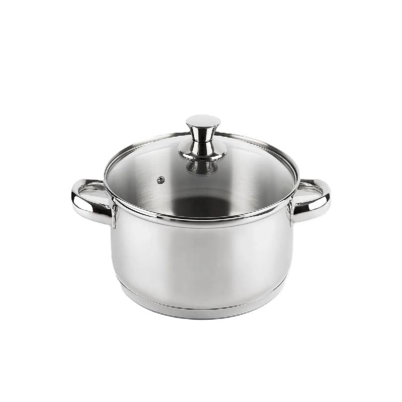 Hostelnovo del Valles Hostelnovo - Casserole inox 18/10 induction 20 x 8,5 cm 2,6 L - argenté Acier inoxydable 18/10 CI20_0