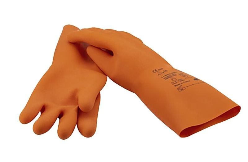 KS Tools Gants isolants de précision T9 en caoutchouc naturel orange, avec protection mécanique, classe 0 AZC - 4042146488959_0