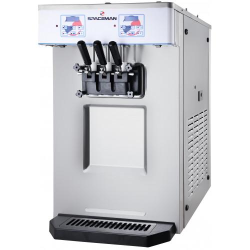Machine à glace soft et frozen yogurt professionnel par pompe sur comptoir 2x12 l - 6235A-C_0