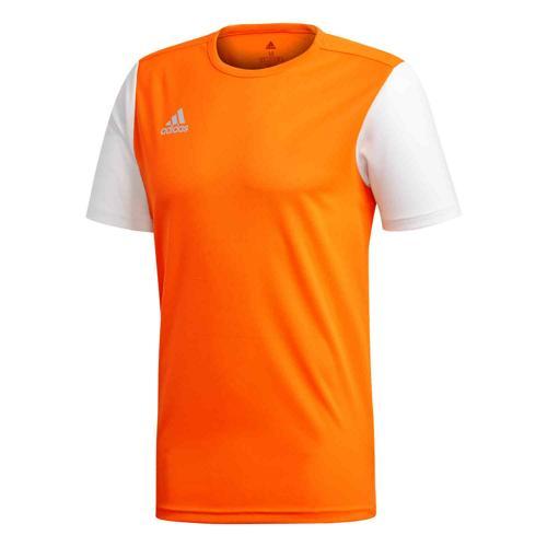 MAILLOT ESTRO 19 MC ORANGE/BLANC ADIDAS