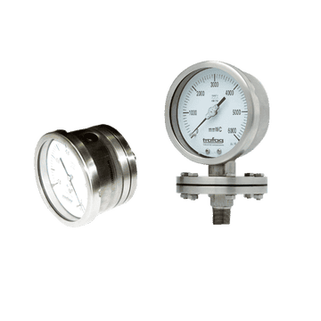Manomètre en acier inoxydable TMP 602 - capteur à membrane pour basses pressions jusqu'à 6 mbar_0