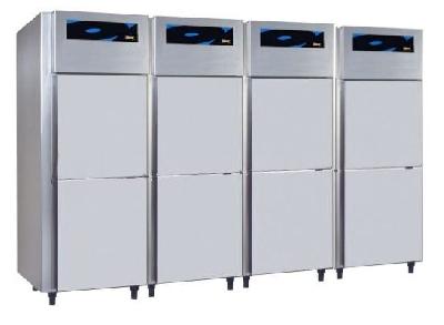 Maxi surgélateur/conservateur ventilé 600 x 800 - 8 portillons - inox AISI 304 - isolation 90 mm - régulation électronique_0