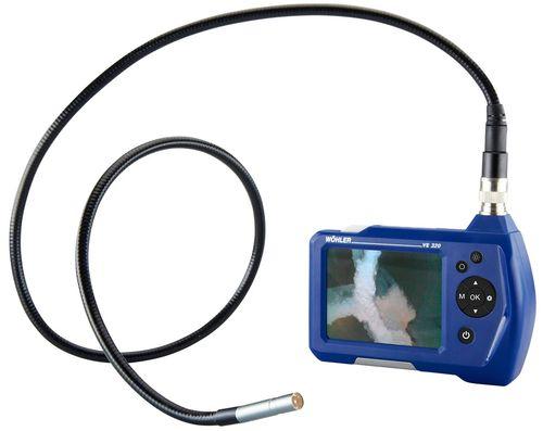 Mini endoscope vidéo, diam.7.6mm longueur 1m, écran couleur 3.5