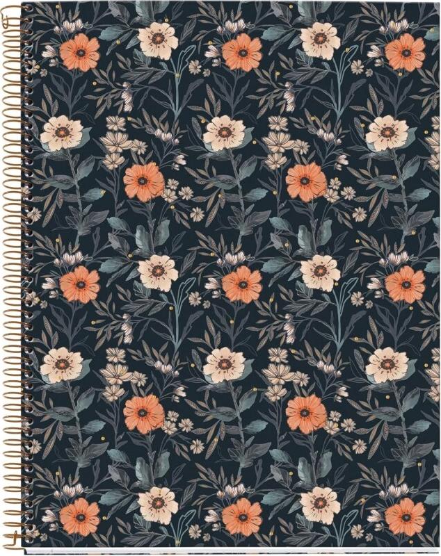 MIQUELRIUS Cahier Bloom A4, 200p./100 feuilles 70 g/m² détachables et perforées, ligné - 8422593040461_0