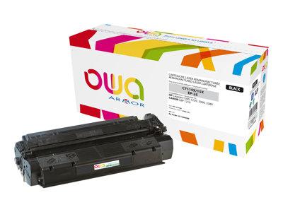 TONER REMANUFACTURÉ OWA - HAUTE CAPACITÉ - NOIR - POUR HP C7115X, CANON EP-25