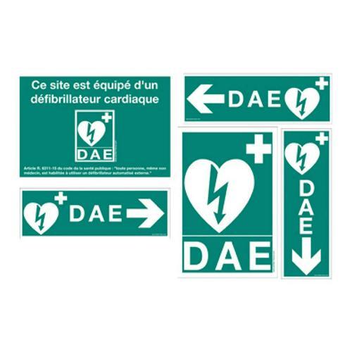 PANNEAUX DE SIGNALISATION POUR DÉFIBRILLATEUR CARDIAQUE SCHILLER