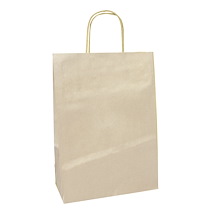 PAQUET DE 25 SACS KRAFT BRUN VERGÉ 110G, 22X10X27CM - BRUN - LOT DE 2