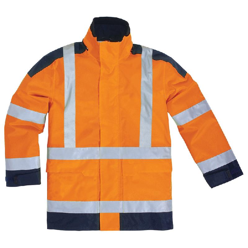 PARKA HAUTE VISIBILITÉ ORANGE DELTA PLUS, TAILLE XXL