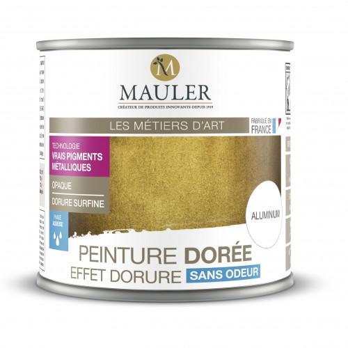 PEINTURE DORÉE EFFET DORURE TEINTE ETAIN 0,125L MAULER