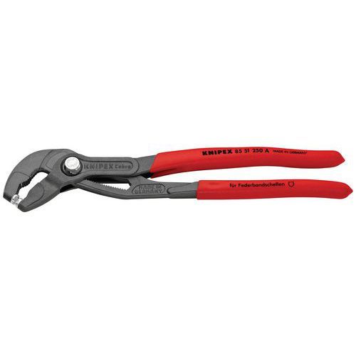 PINCE À COLLIERS AUTOSERRANTS 250MM - PVC ANTIDÉRAPANT - 70MM - KNIPEX