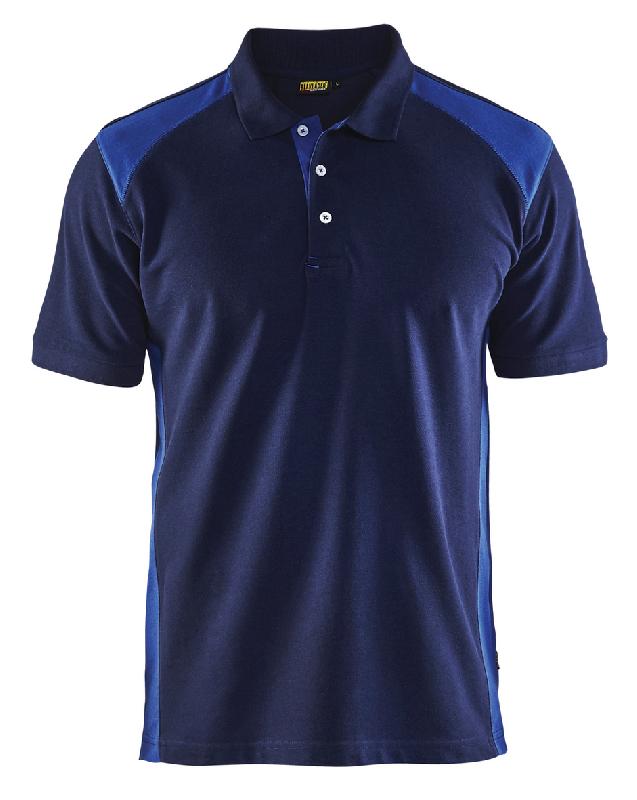 POLO PIQUÉ - BLAKLADER - TAILLE : 4XL - MARINE/BLEU ROI - MANUTAN COLLECTIVITÉS