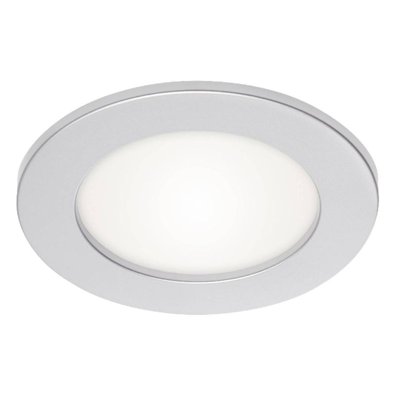 PRIOS LAMPE ENCASTRABLE LED CADANCE, ARGENT, 12 CM, CCT, IP44