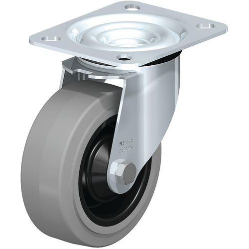 ROUE FORTES CHARGES À BANDAGE CAOUTCHOUC LE-POEV 100K-SG - BLICKLE