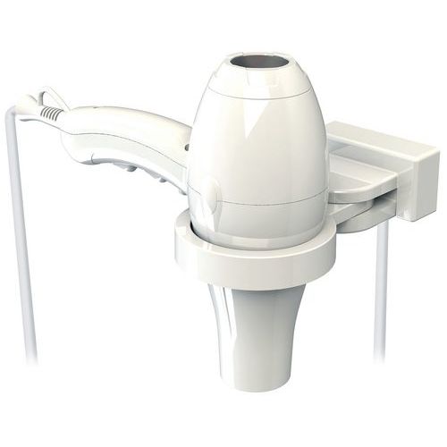 SÈCHE-CHEVEUX BLANC AVEC SUPPORT UNIVERSEL IBIZA - JVD