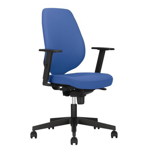 SIÈGE DE BUREAU BE ALL BLEU AVEC ACCOUDOIRS - NOWY STYL