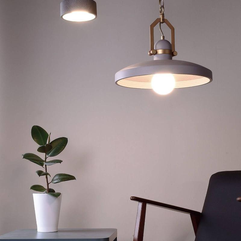 DEKO-LIGHT SUSPENSION CYGNI, BÉTON GRIS