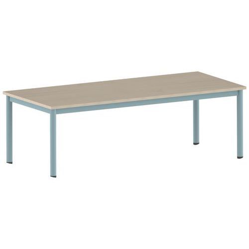 TABLE CARÉLIE 180 X 80 CM MOBILE T3 STRAT ÉRABLE LAGON 6027 - MOBIDECOR