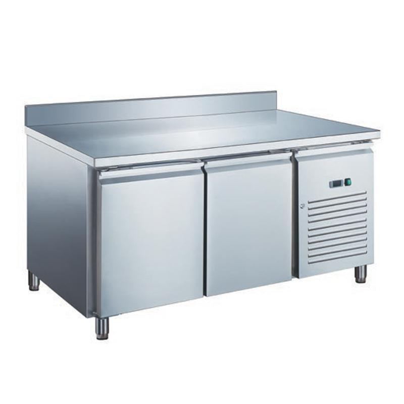 Table réfrigérée inox négative avec évaporateur ventilé 2 portes 282 litres - GN2201BTX_0