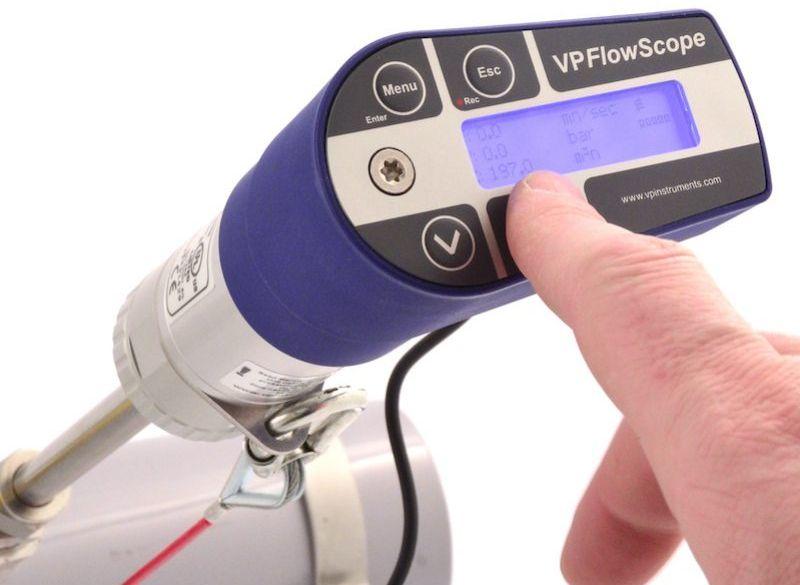 Vpflowscope DP - Débitmètre à insertion - mesure débit, température, pression - compatible air humide_0
