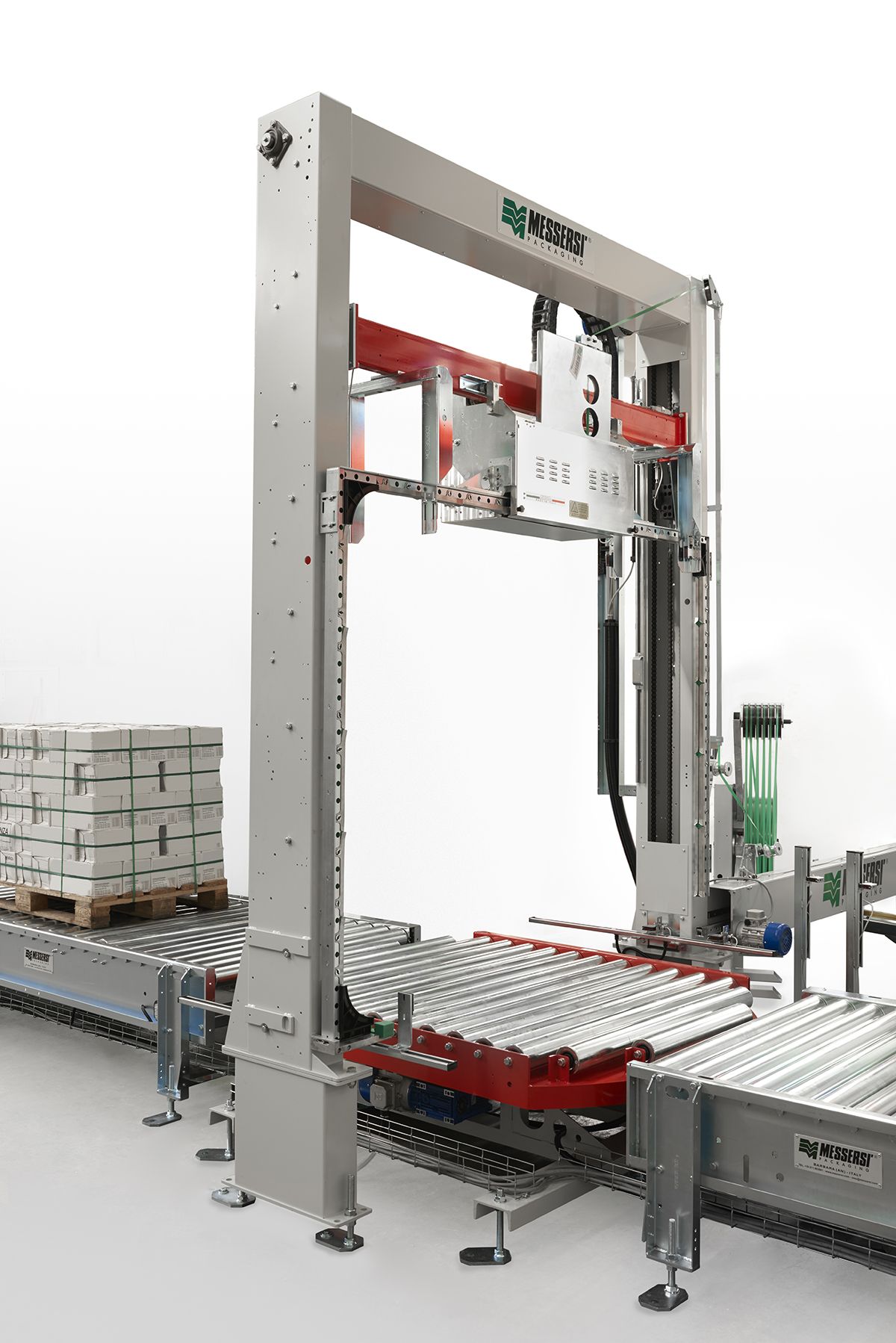 Vr70 - machines pour cerclages de palettes - messersì packaging - puissance électrique installée: 3kw_0