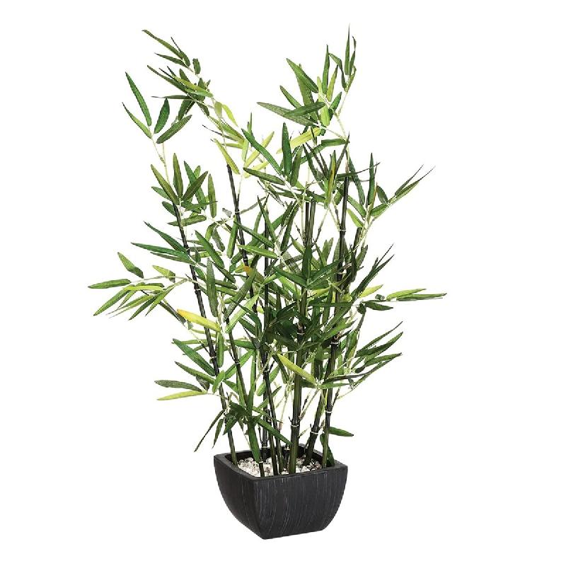 WellHome - Plante de bambou artificielle en pot 43x34x67cm - vert WH14218_0