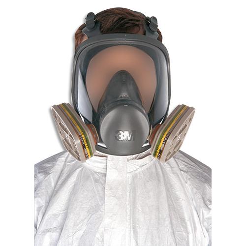 3m masque complet 678g conforme à la norme en136 classe 1 6800s k6800_0